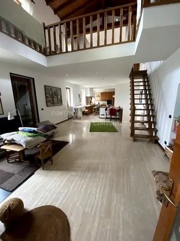 1-Eingang Wohnzimmer zur offenen K�che Haus Malcesine