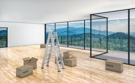 Wohnzimmer mit Bergpanorama Penthousewohnung Reith bei Kitzb�hel