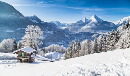 Schnee & Bergpanorama im Winter Penthousewohnung Going am Widen Kaiser