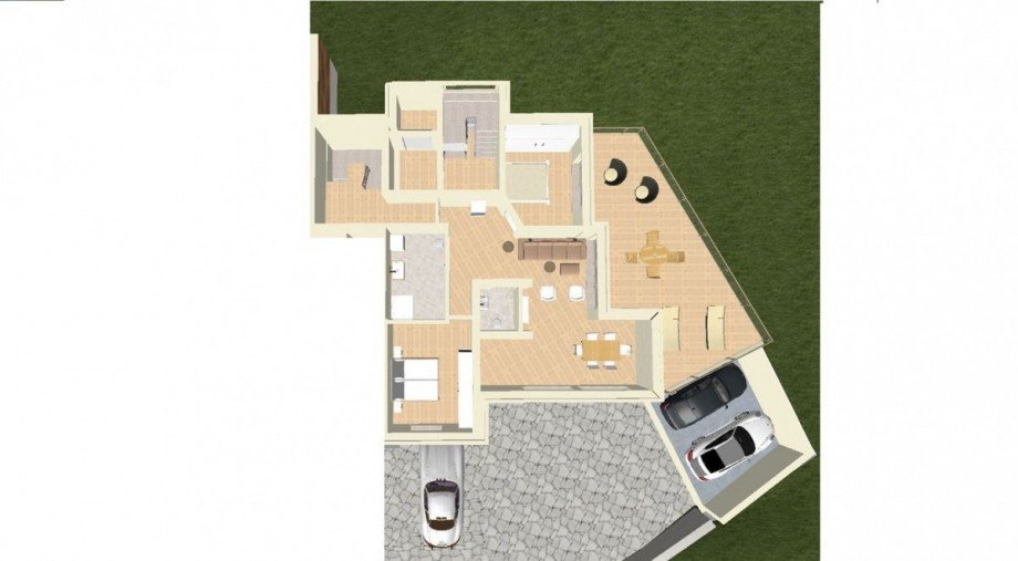 3D Obergeschoss- Etagenwohnung Going am Widen Kaiser